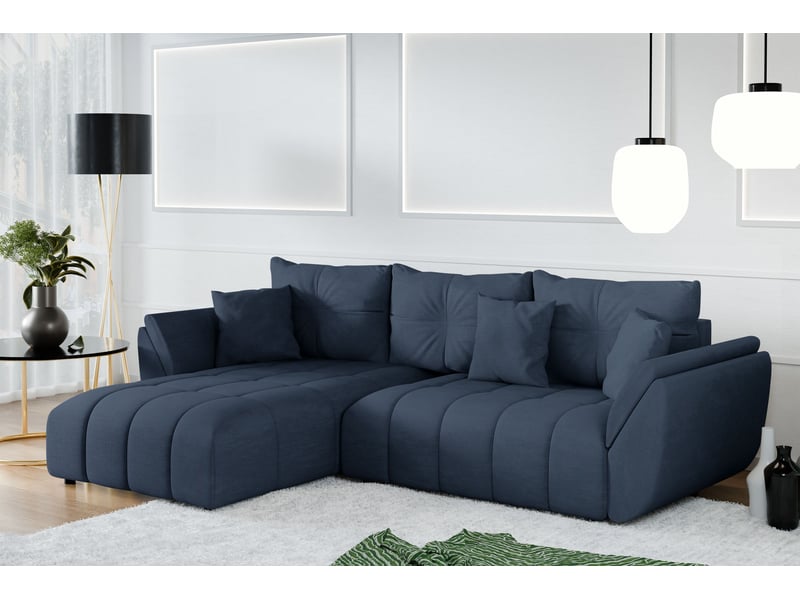  Canapé d angles convertible verciani canapé méridien bleu Verciani - Conforama B