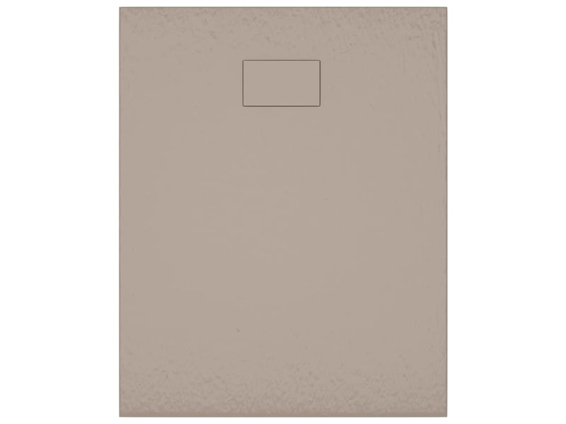  Receveur de douche base de douche bac de douche réceptacle de douche salle de bain toilette salle d’eau maison intérieur smc 100x80 cm marron 02_0001969  - Conforama E