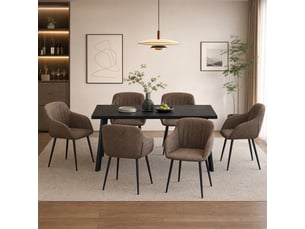 Ensemble table rectangulaire 6 chaise(s) <strong>GOEURVANT</strong> <strong></strong>