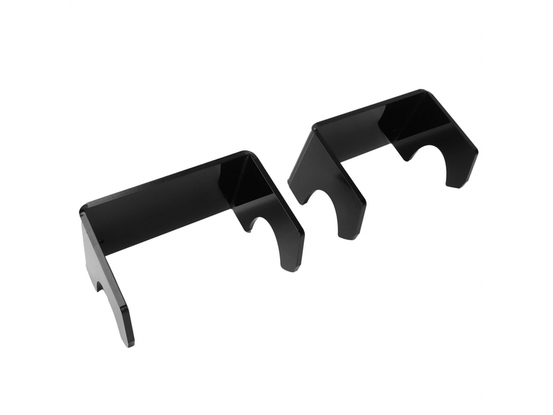  Lot de 2 supports de rangement pour longboard, fixation murale pour chambre et salon (2 pièces, noir)  - Conforama A