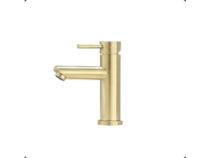  Robinet lavabo doré pour salle de bains, mitigeur de lavabo design moderne, robinet de lavabo en or  - Conforama A