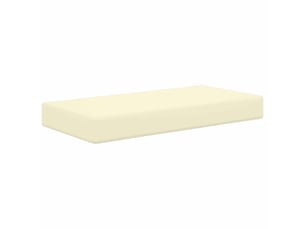 Coussin de siège, coussin d'assise d'extérieur 100 % polyester crème cf55806