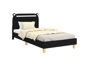 Lit simple 80x200 cm    coloris noir