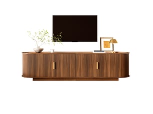Meuble tv coloris marron 180 cm <strong>MODENUIT </strong>  <strong></strong>