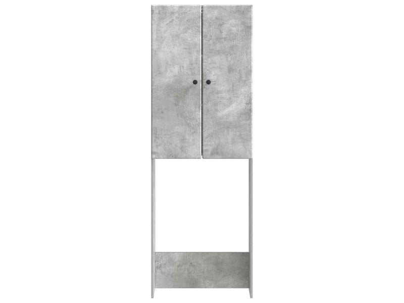 Armoire de toilette, meuble de toilette breda gris béton 66x25.5x190 cm - Conforama E
