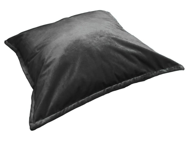 Coussin 60x60 cm VELVETIC coloris gris - Conforama C