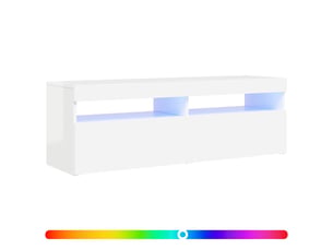 Meuble tv coloris blanc 120 cm <strong></strong>  <strong></strong>