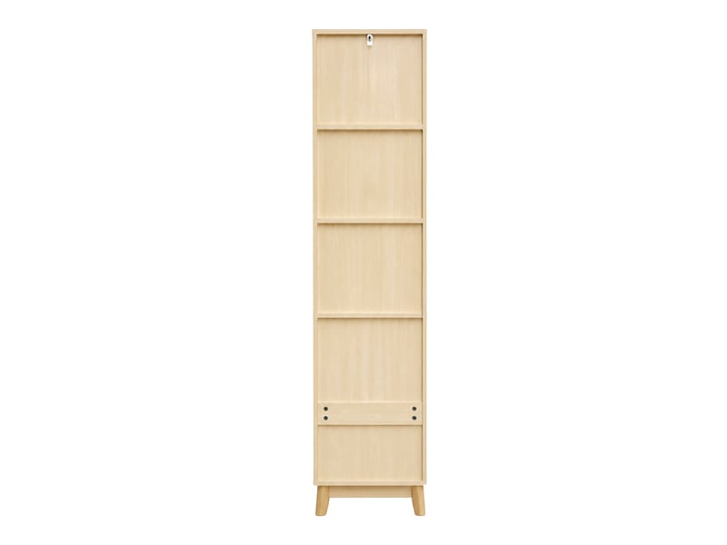  Colonne salle de bain bois naturel 40 × 36 × 172 cm, porte réversible, tiroir  - Conforama E