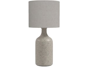 Lampe de table 22x22x45 cm d’inspiration vintage beige