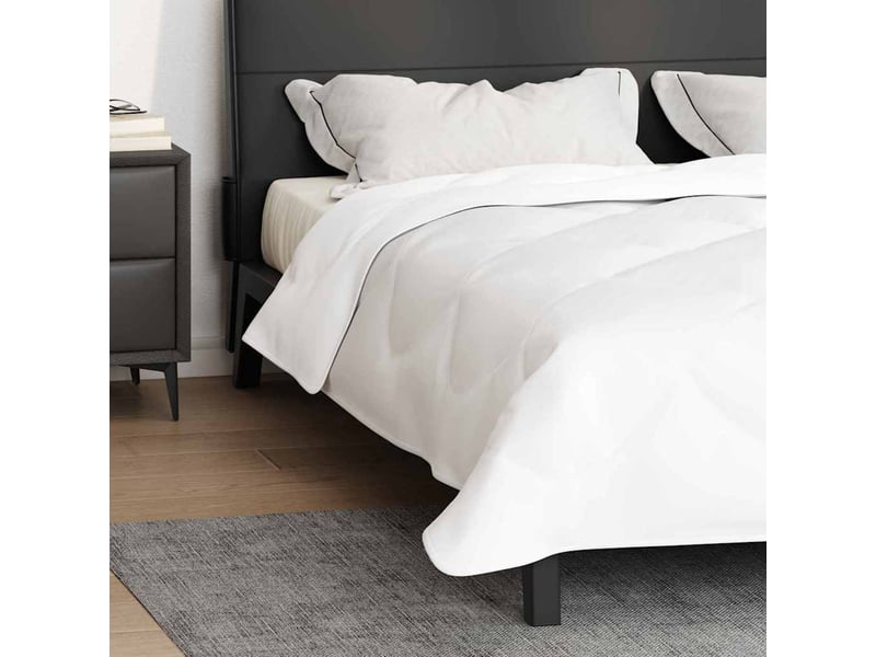  Duvet d'hiver - couette 202 x 201 x 5 cm hiver - couette polyester blanc respirant  - Conforama E
