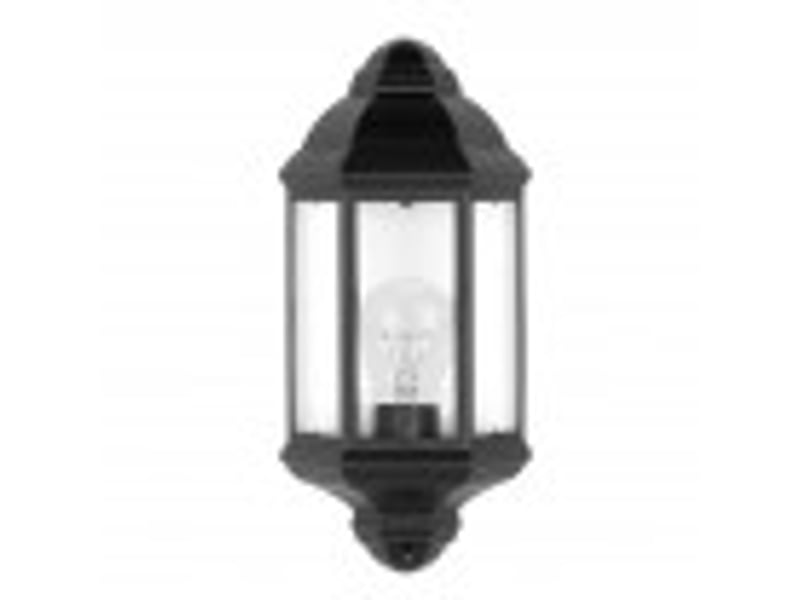  Applique extérieure classique fabrilamp shaula noir, 1 x e27, ip44, 36,5 x 16,5 x 9,5 cm 149961009 - Conforama B