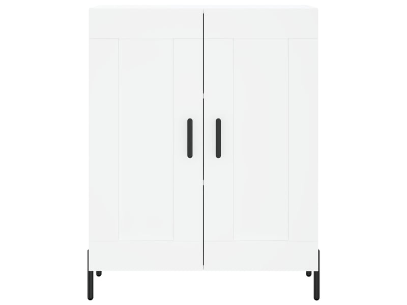  Buffet - bahut - meuble de rangement blanc 69,5x34x90 cm bois d'ingénierie  - Conforama E
