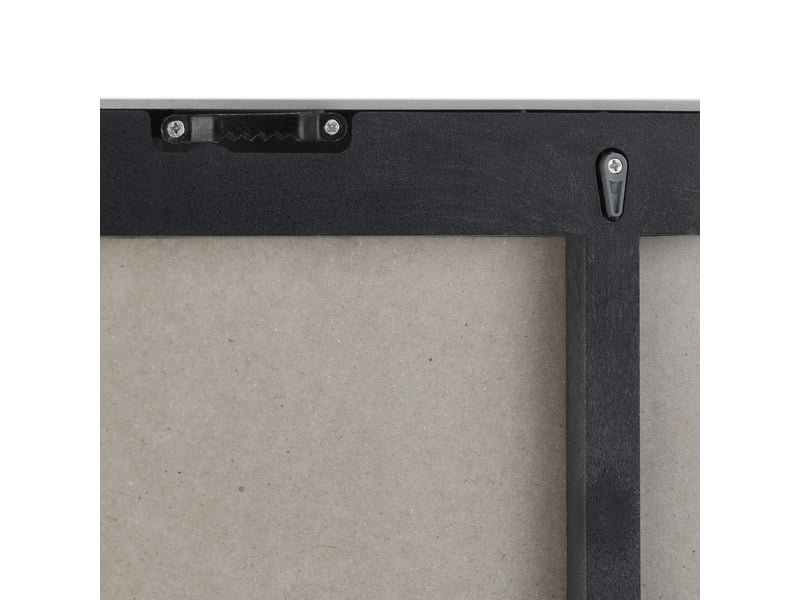  Cadre photo pêle-mêle moderne 44 x 33,5 x 3 cm pour 4 photos en plastique noir 13_0010590  - Conforama E