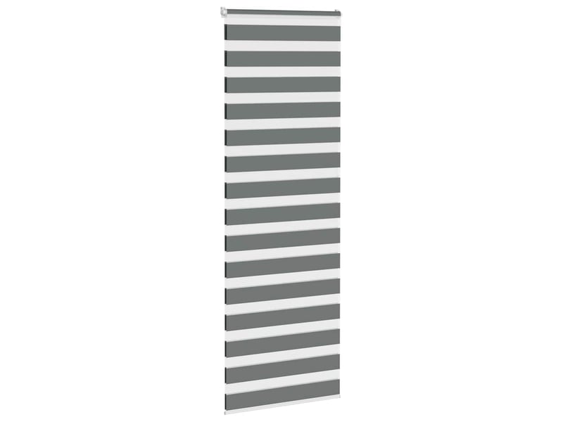  Store zèbre, store de fenêtre gris foncé largeur du tissu 70,9 cm polyester cf48622  - Conforama C