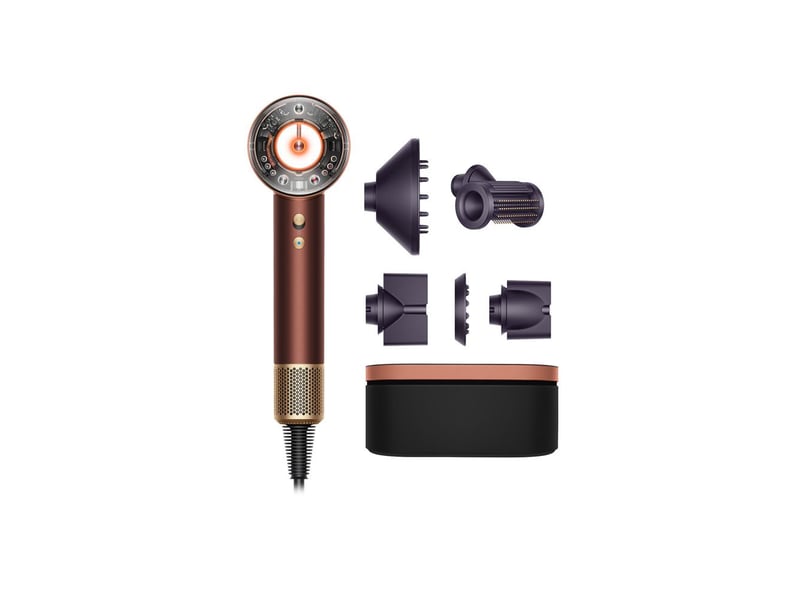 Sèche-cheveux 1600w violet bordeaux 3 vitesses 4 températures 28 à 100°c protection cuir chevelu air frais 1-23499012 - Conforama A