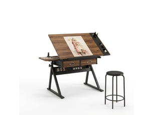 Bureau enfant 98 cm coloris noir