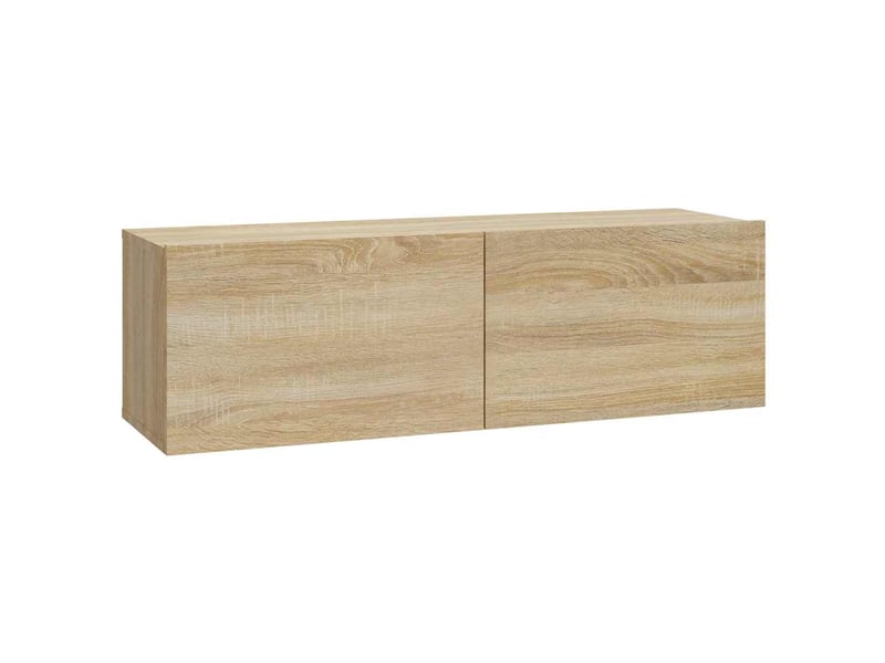  Ensemble de meubles tv 6 pcs chêne sonoma bois d'ingénierie shl89332  - Conforama D