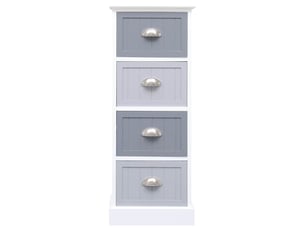 Commode 1 tiroir(s) <strong></strong> <strong></strong> coloris blanc largeur 35 cm
