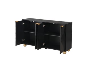 Buffet 4 porte(s)    coloris noir