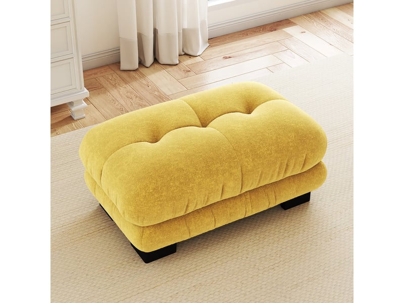 Pouf paris - jaune SF20250027061 - Conforama C