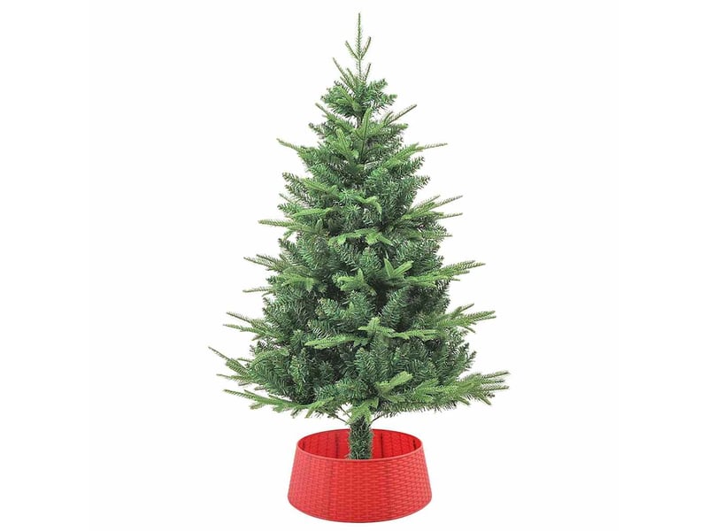  Jupedesapindenoël rouge ø 65 x 24 cm plastique  - Conforama C