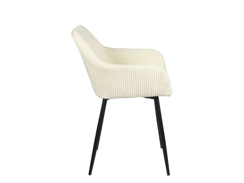  Petit fauteuil miro en velours côtelé beige 753-MIRO-BEIGE - Conforama D