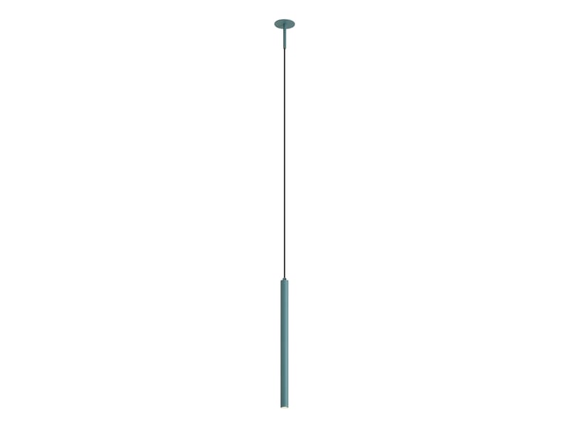  Moderne hanglamp blauw met ingebouwde plafondplaat - chuba  - Conforama B