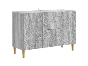 Buffet - bahut - meuble de rangement sonoma gris 89 x 34,5 x 60 cm bois d'ingénierie