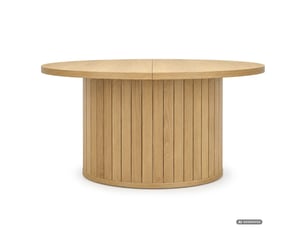 Table basse rond(e) coloris naturel AKORD NUBO - 80 cmx80 cm