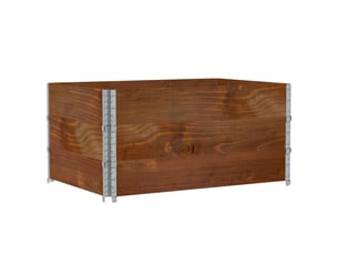 Jardinière - bac à fleurs marron 120x80 cm bois massif de pin