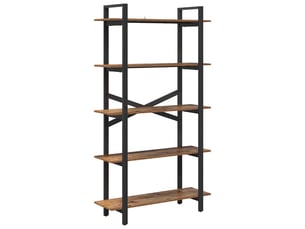 Étagère 5 niveaux, étagère de rangement 100 x 33,5 x 178 cm bois d'ingénierie shl266