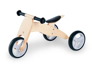 Tricycle en bois charlie en bois de bouleau naturel