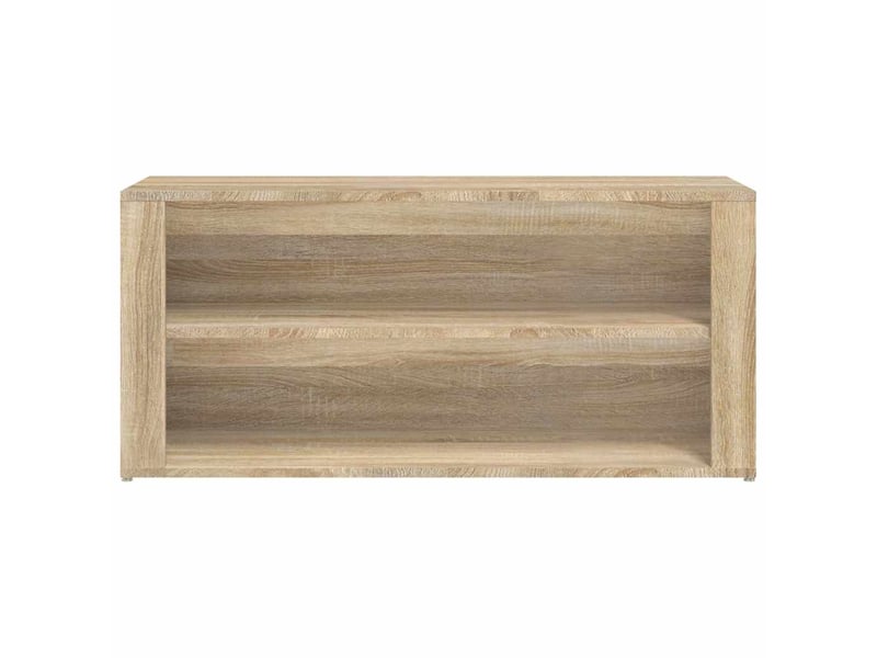  Meuble à chaussures, étagère à chaussures chêne sonoma 100x35x45cm bois d'ingénierie  - Conforama E