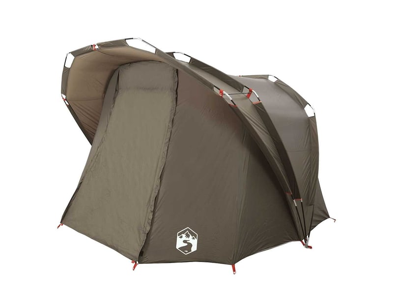  Tente de pêche, tente de camping 4 personnes marron imperméable  - Conforama E