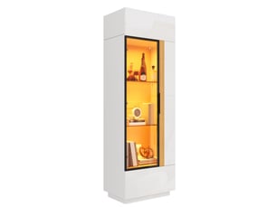 Vitrine coloris blanc  <strong></strong> <strong></strong> - 60 cmx180 cm
