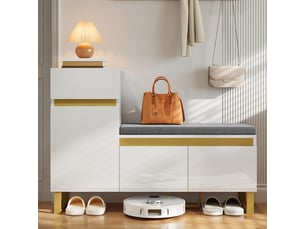 Meuble à chaussures de grande capacité, meuble de rangement à plusieurs étages pour la maison avec tiroirs et portes. Pour l'entrée