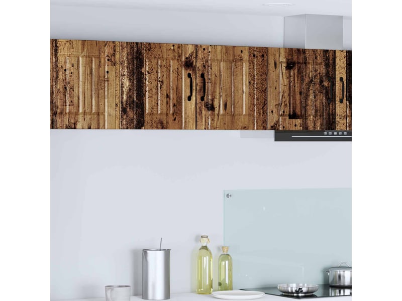  Meuble mural de cuisine, armoire de cuisine bois ancien 80x31x40cm shl9508  - Conforama B
