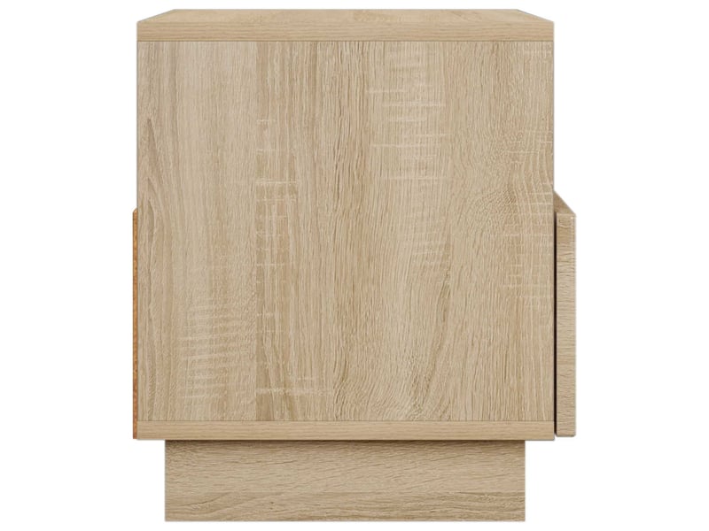  Meuble tv moderne, banc tv 60x34.5x40 cm chêne sonoma bois d'ingénierie shl65994  - Conforama E