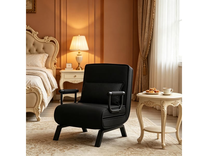 Fauteuil-lit convertible extensible, dossier réglable, fauteuil tv multifonction 1 place - Conforama B