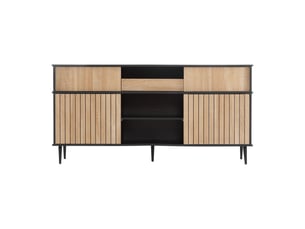 Buffet 4 porte(s) 1 tiroir(s) OSUPNESSEE - 160 cm coloris noir