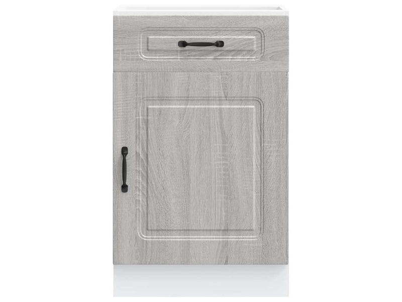  Meuble de rangement, armoire de cuisine kalmar sonoma gris bois d'ingénierie shl7979  - Conforama D