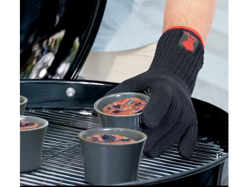  Gants de barbecue premium 1 paire noir avec picots en silicone  - Conforama B