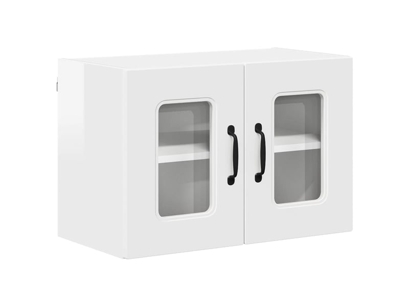  Meuble mural de cuisine | armoire de cuisine 2 pcs blanc bois d'ingénierie shl2344  - Conforama E