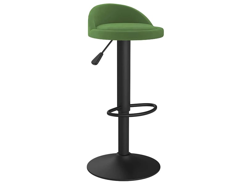  Lot de 2 tabouret de bar, chaise de bar vert foncé velours shl56496  - Conforama C