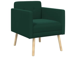 Fauteuil relax manuel VIDAXL  Polyester vert