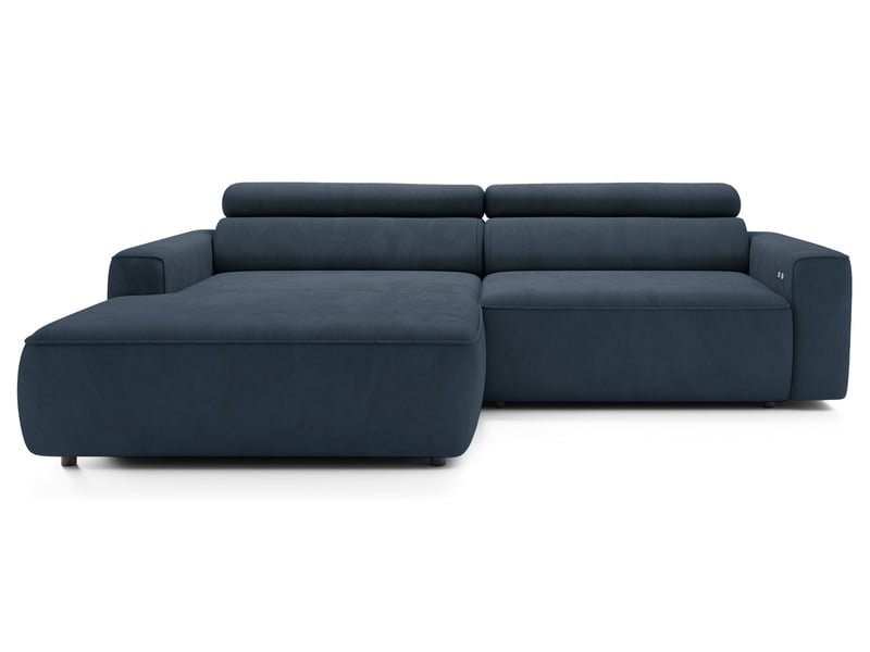  Selsey fando - canapé d'angle - 252 cm - velours bleu Fando - Conforama A