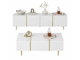 Meuble tv coloris blanc 170 cm MODENVIE  