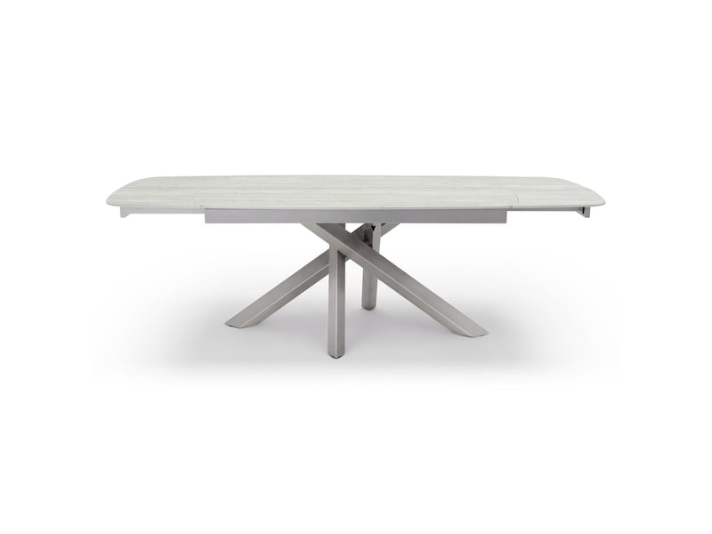  Table à manger extensible en céramique travertin travertin cast TE14TRAST - Conforama A