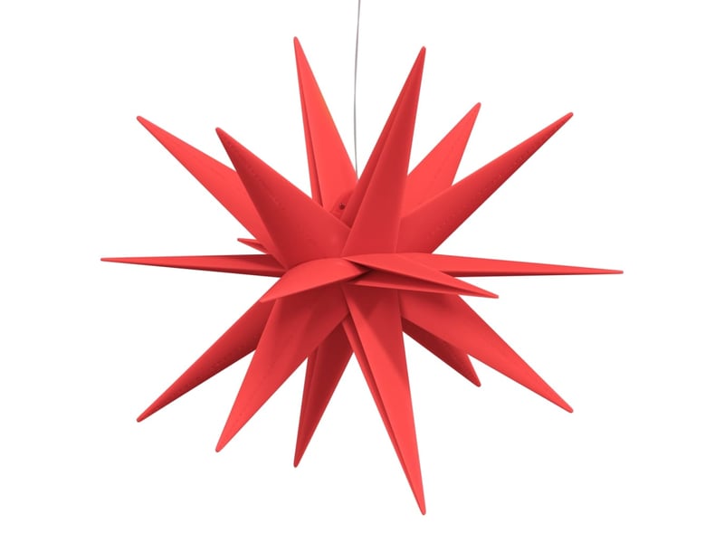  Lumières de noël avec led 3 pcs pliable rouge  - Conforama E