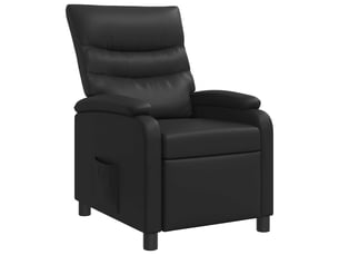 Fauteuil relax manuel VIDAXL  Simili noir